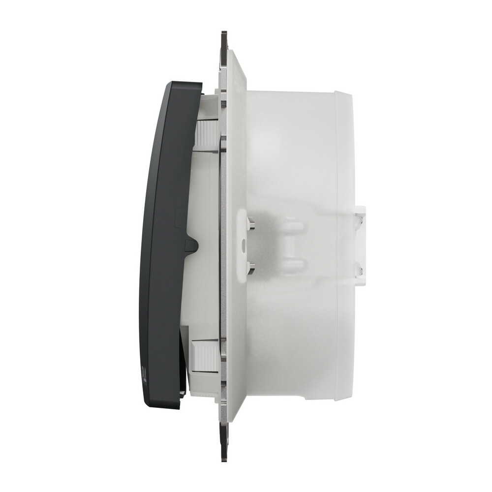 Вимикач Schneider Sedna Design чорний 1кл прохідний IP44 ( SDD214106 )